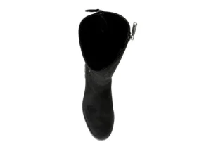 Dara Black Suede