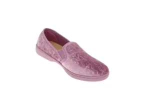 Debbie 2 Dusty Rose Slip-On Slipper