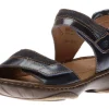 Debra 19 Denim Blue Leather Sandal