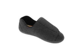 Doctor 2 Black Wool Slipper