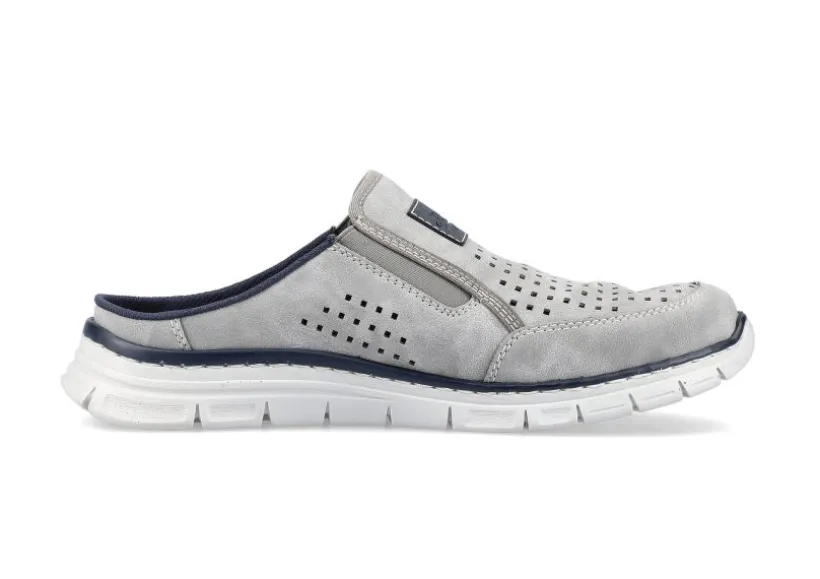 dollaro_grey_perforated_a_1.webp Dollaro Grey Perforated Athletic Slip-On Mule