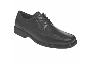 Douglas Black Leather Lace Up Oxford Dress Shoe