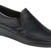 Dream Black Leather Slip-On Loafer
