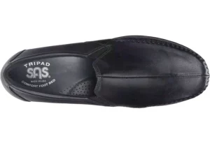Dream Black Leather Slip-On Loafer