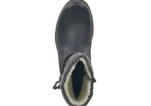 Eagle Black Grey Knit Ankle Boot