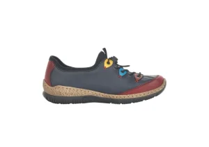 Eagle Navy Slip-On Bungee Sneaker