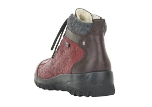 Eagle Wine Lace-Up Ankle Boot