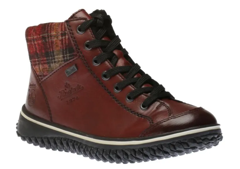 eagle_wine_tartan_laceup__0.webp Eagle Wine Tartan Lace-Up Ankle Boot
