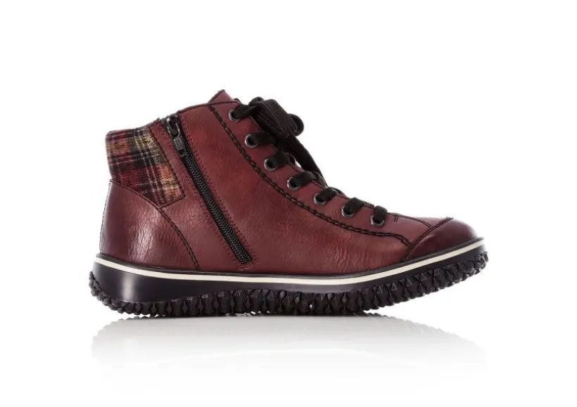 eagle_wine_tartan_laceup__1.webp Eagle Wine Tartan Lace-Up Ankle Boot