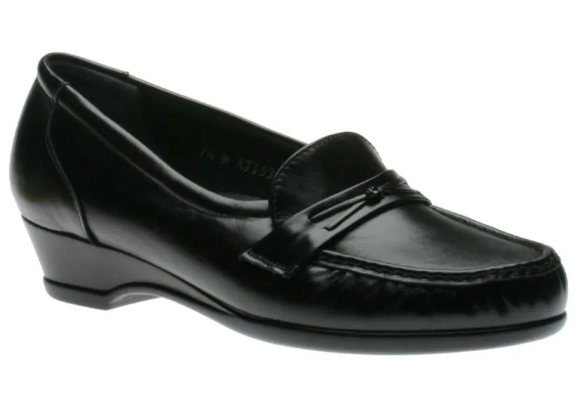 easier_black_leather_slip_0.webp Easier Black Leather Slip On Wedge Loafer