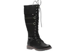 Eaton Black Tall Boot