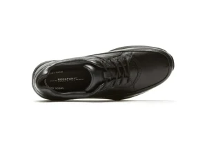 Edge Hill Black Leather Lace-Up Walking Shoe