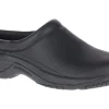 Encore Gust 2 Black Leather Wide Width Clog