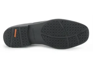 Essential Details Black Leather Waterproof Slip-On Dress Shoe