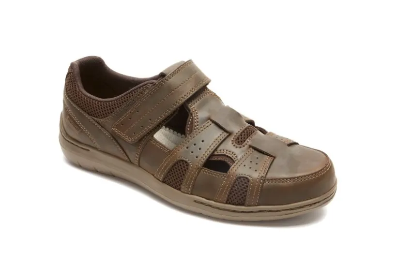fitsmart_brown_leather_fi_0.webp FitSmart Brown Leather Fisherman Sandal