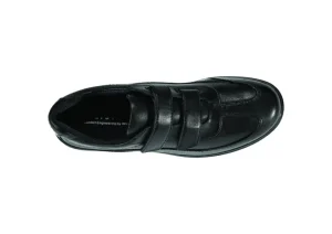 Flora Black Double Strap Sneaker