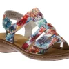 Flowerbed Multicolour White Sandal