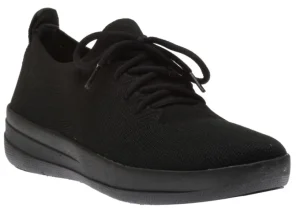 F-Sporty All Black Uberknit Lace-Up Sneaker