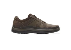 Get Your Kicks Dark Brown Leather Wide Width Mudguard Blucher Sneaker