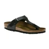 Gizeh Birko-Flor Black Thong Sandal
