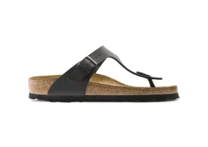 Gizeh Birko-Flor Black Thong Sandal