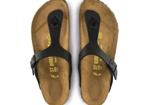 Gizeh Birko-Flor Black Thong Sandal