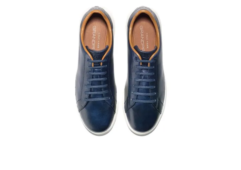 grandpruf_blue_leather_la_4.webp GrandPru00f8 Blue Leather Lace-Up Tennis Sneaker
