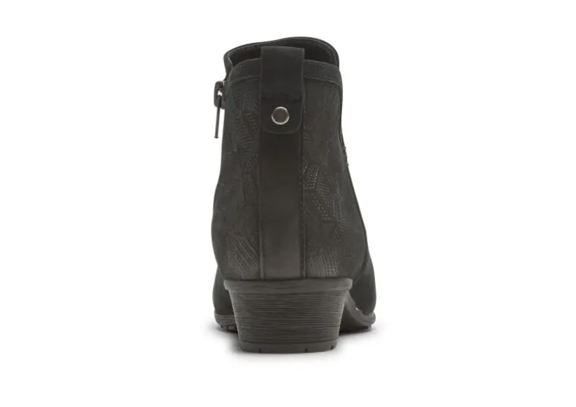 gratasha__panel_black_ruc_1.webp Gratasha 2 Panel Black Ruched Leather Ankle Boot