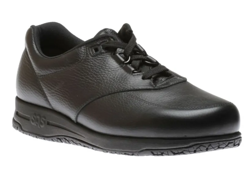 guardian_black_leather_no_0.webp Guardian Black Leather Non-Slip Lace-Up Walking Shoe