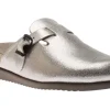 Halina Metallic Silver Clog