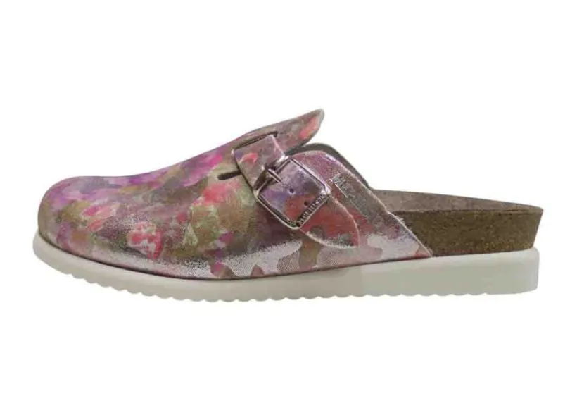 halina_pink_silver_leathe_1.webp Halina Pink Silver Leather Clog