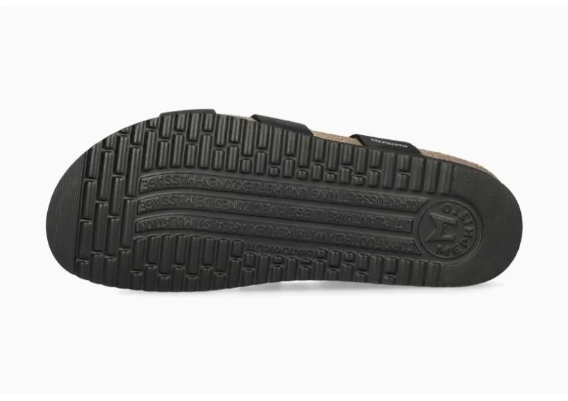 hannel_black_nubuck_leath_3.webp Hannel Black Nubuck Leather Slide Sandal