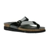Helen Black Patent Thong Sandal