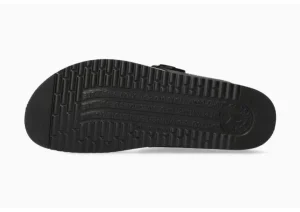 Helen Flower Black Thong Sandal