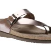 Helen Pink Metallic Thong Sandal