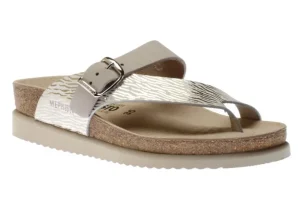Helen Zebra Grey Thong Sandal