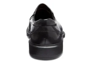 Helsinki Black Leather Slip-On Dress Shoe