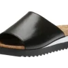 Hollywood 18 Black White Slide Sandal