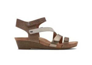 Hollywood 4-Strap Brown Sandal
