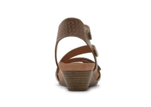 Hollywood 4-Strap Brown Sandal