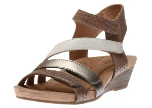 Hollywood 4-Strap Brown Sandal