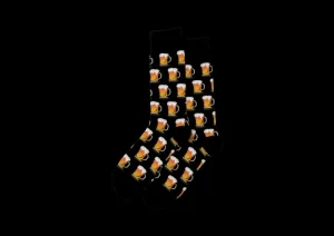 Hotsox Men's Beer Crew Socks