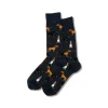 Hotsox Men's Multi Dogs Crew Socks