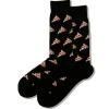 Hotsox Men's Pizza Crew Socks