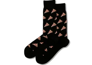Hotsox Men's Pizza Crew Socks