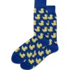 Hotsox Men's Rubber Duck Crew Socks