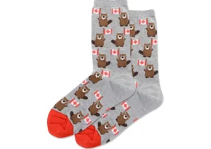 Hotsox Women's Canada Beavers Crew Socks