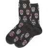Hotsox Women's Sugar Skulls Crew Socks