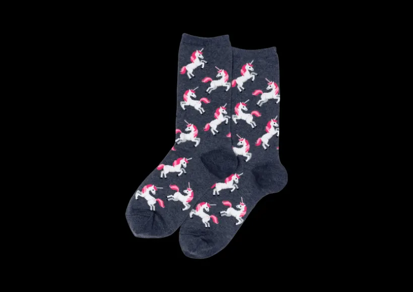 hotsox_womens_unicorn_cre_0.webp Hotsox Women's Unicorn Crew Socks