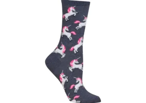 Hotsox Women's Unicorn Crew Socks